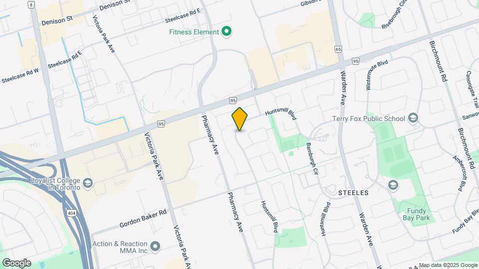 323 Huntsmill Blvd Map and Location Details