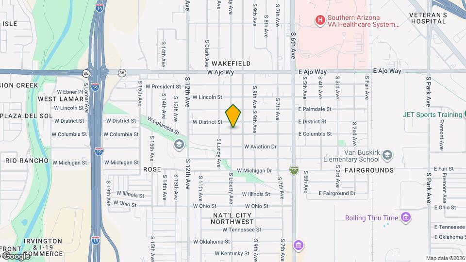 4209 S Liberty Ave Map and Location Details