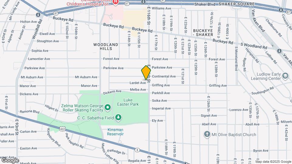 3058 E 116th St Map and Location Details