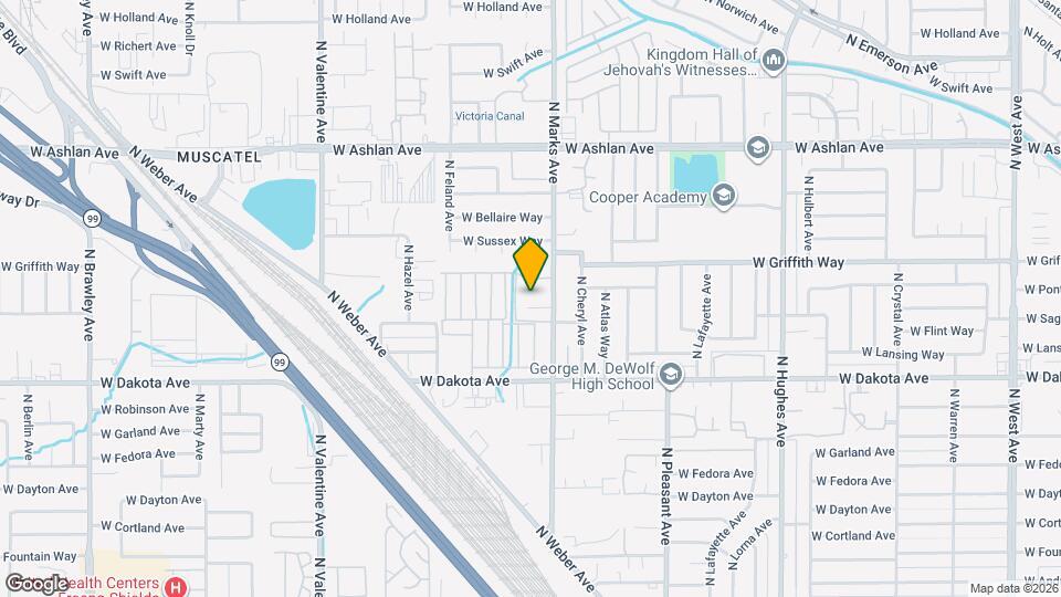 3040 W Saginaw Way Mapa y Detalles de la Ubicación