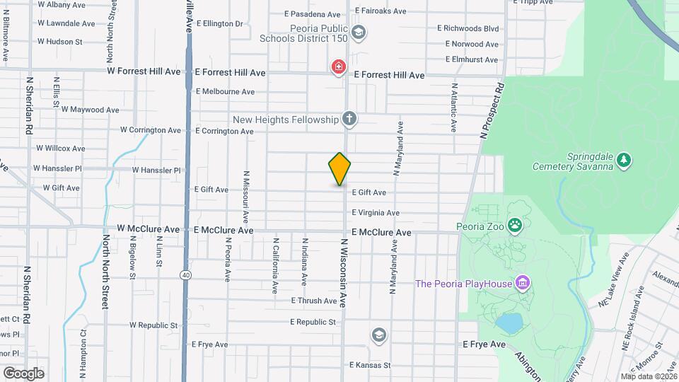 737-737 E Gift Ave Map and Location Details