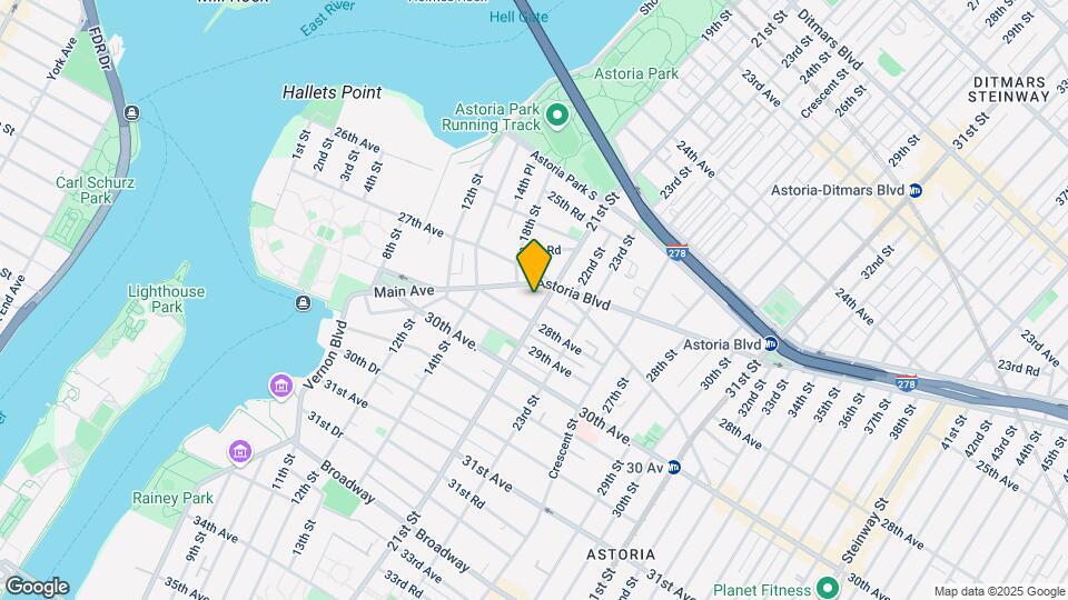 27-24 21st St Mapa y Detalles de la Ubicación