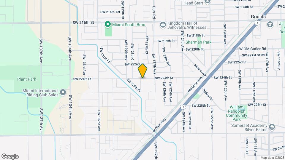 12780 SW 224th St Map and Location Details