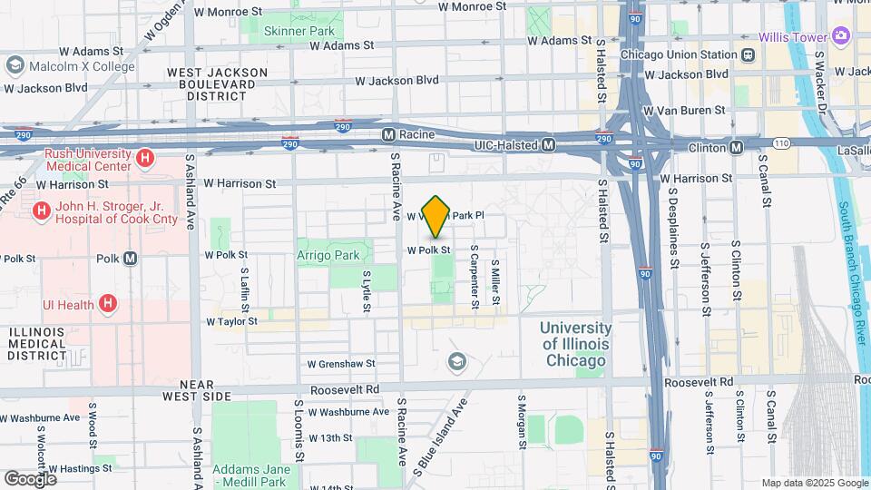 1120 W Polk St Mapa y Detalles de la Ubicación