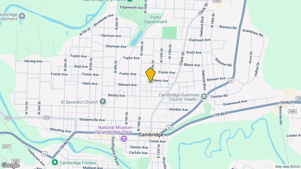 431 N 11th Cambridge, OH 43725 Map and Location Details
