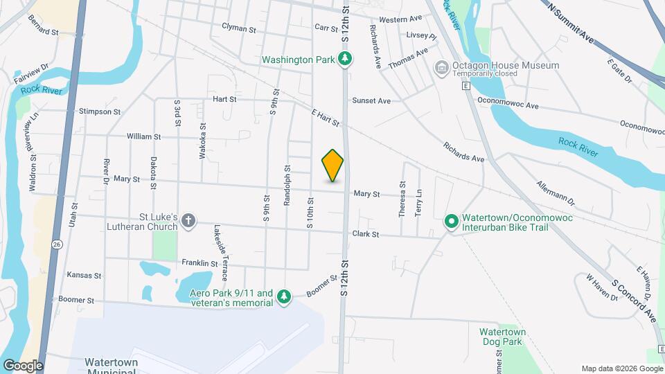 1008 Mary St Map and Location Details