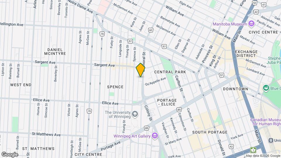 506 Balmoral St Map and Location Details