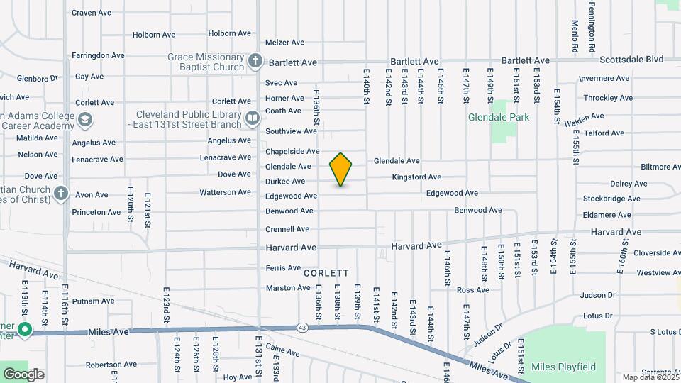 13713 Edgewood Ave Map and Location Details