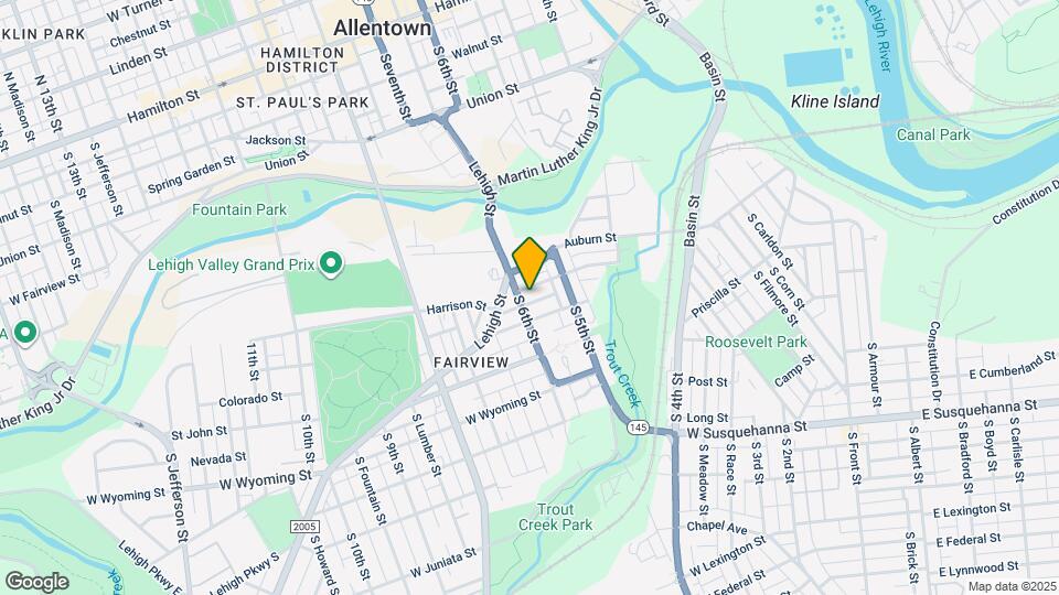 542 Harrison St Map and Location Details