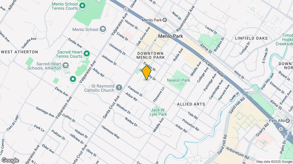 934 Oak Ln Mapa y Detalles de la Ubicación