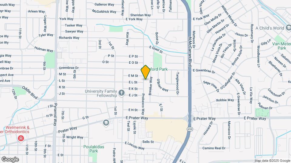 1404 Probasco Way Map and Location Details