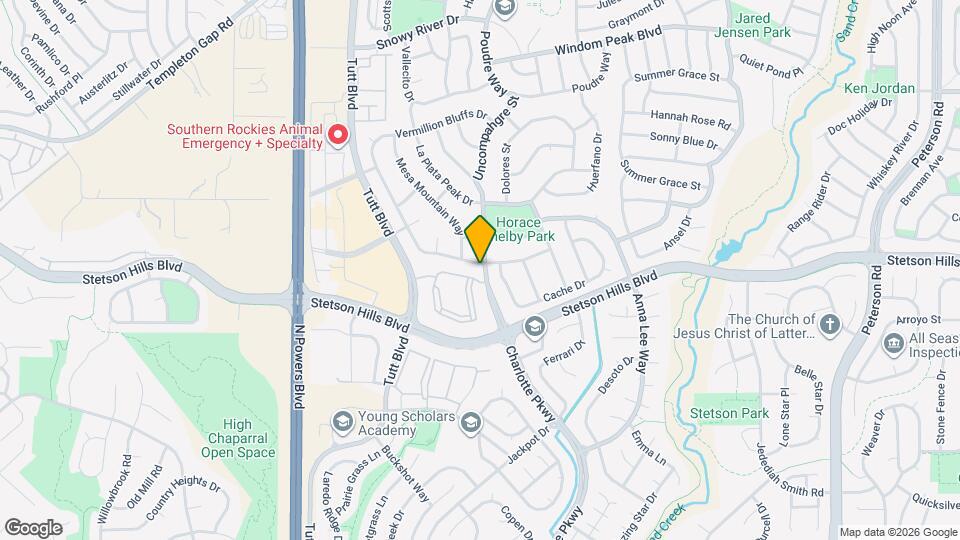 5504 Vermillion Bluffs Dr Mapa y Detalles de la Ubicación