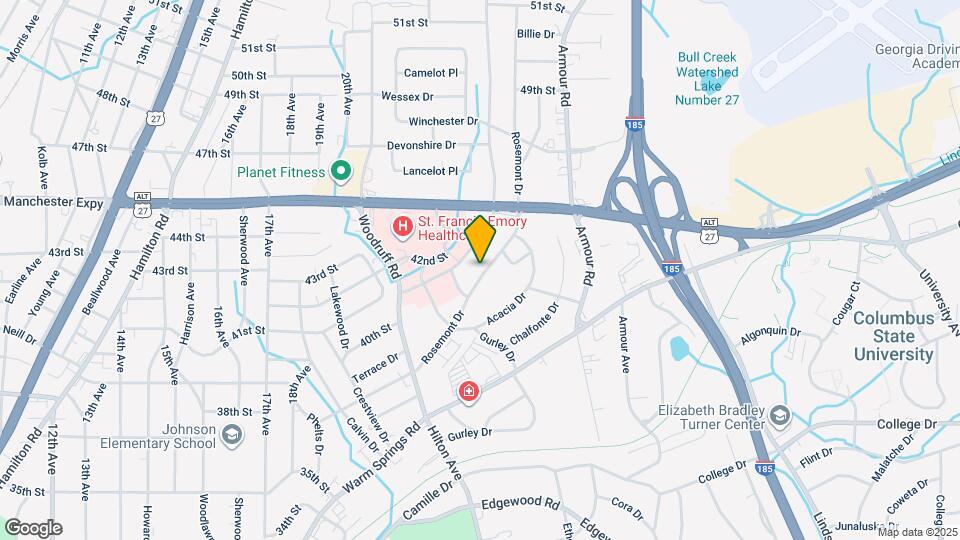 4217 Rosemont Dr, Unit 2 Map and Location Details