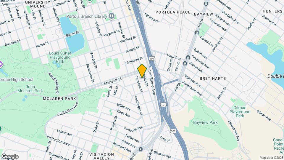 122 Ordway St Map and Location Details