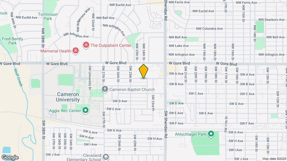 2406 SW D Ave Map and Location Details