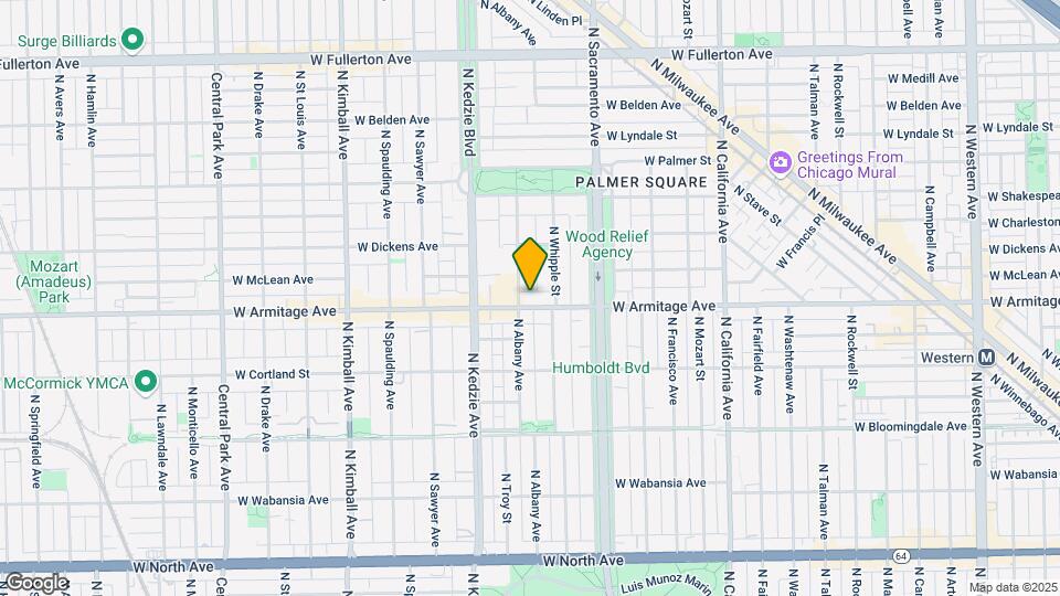 3060 W Armitage Ave Map and Location Details