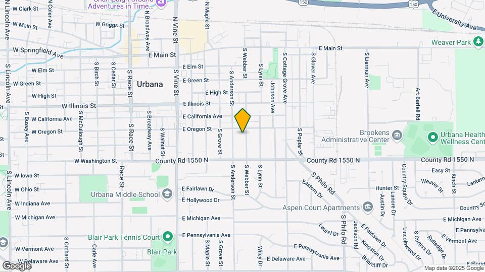 705 S Webber St Map and Location Details