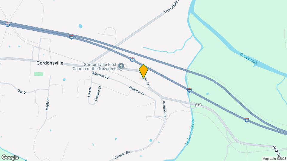 Caney Commons Map and Location Details