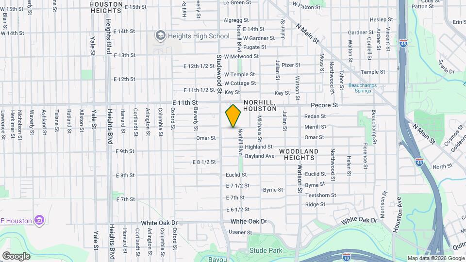 1114 Merrill St Map and Location Details