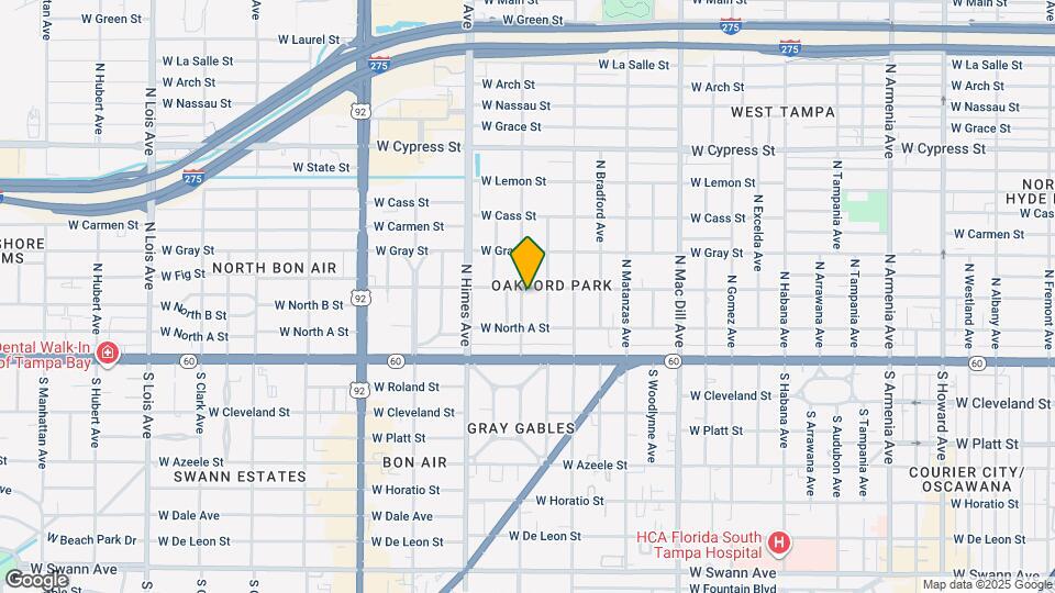 213 N Glen Ave Map and Location Details