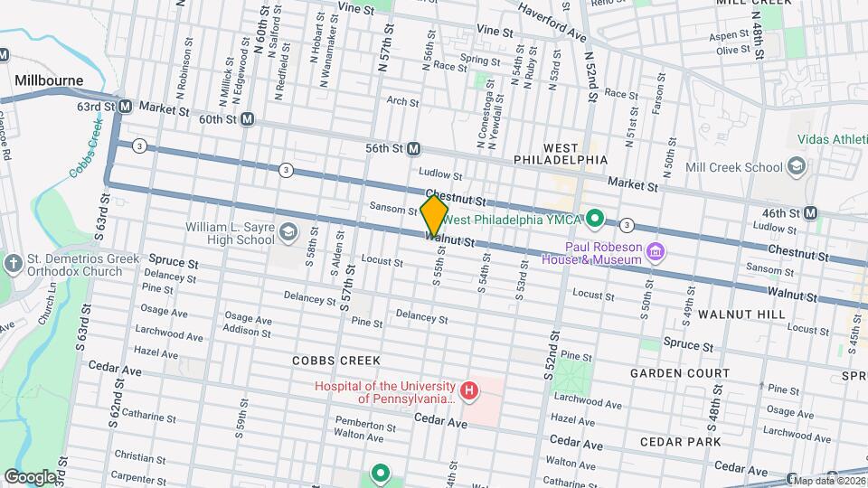 5508 Walnut St Mapa y Detalles de la Ubicación