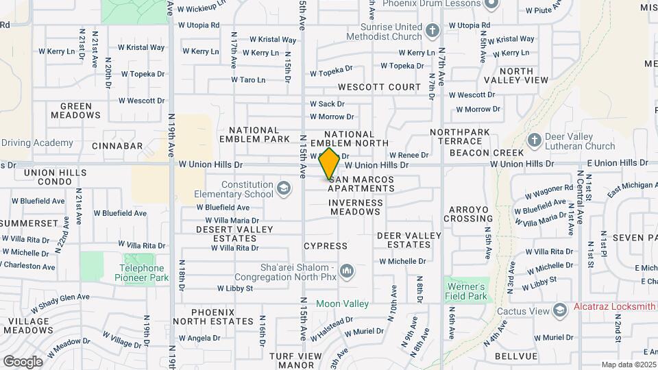 1310 W Wagoner Rd Map and Location Details