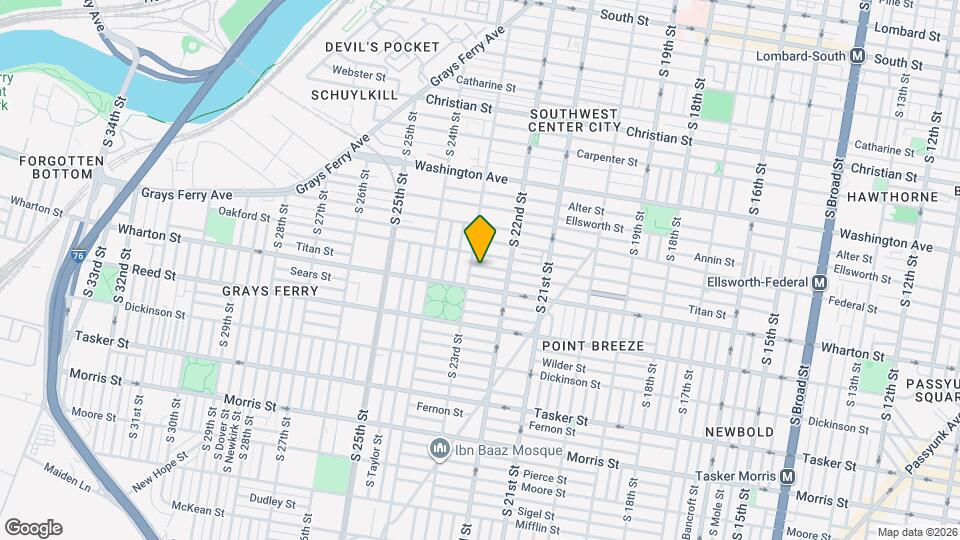 2242 Latona St Map and Location Details