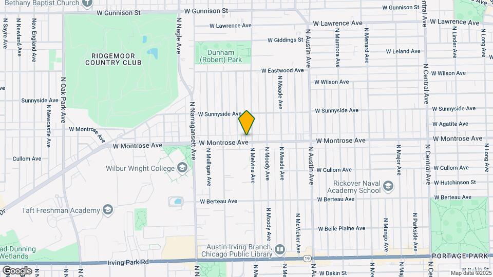 6212 W Montrose Ave Map and Location Details