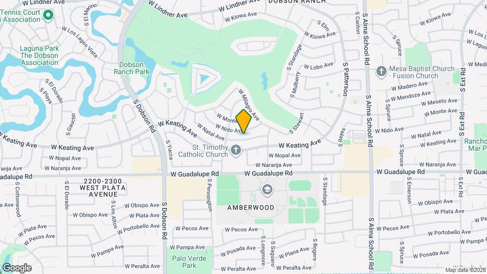 1660 W Natal Ave Map and Location Details