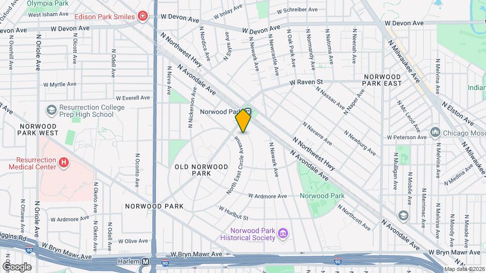 5961 North East Circle Avenue Map and Location Details