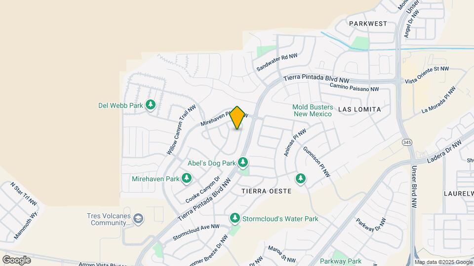 1923 Redondo Peak Dr NW Map and Location Details