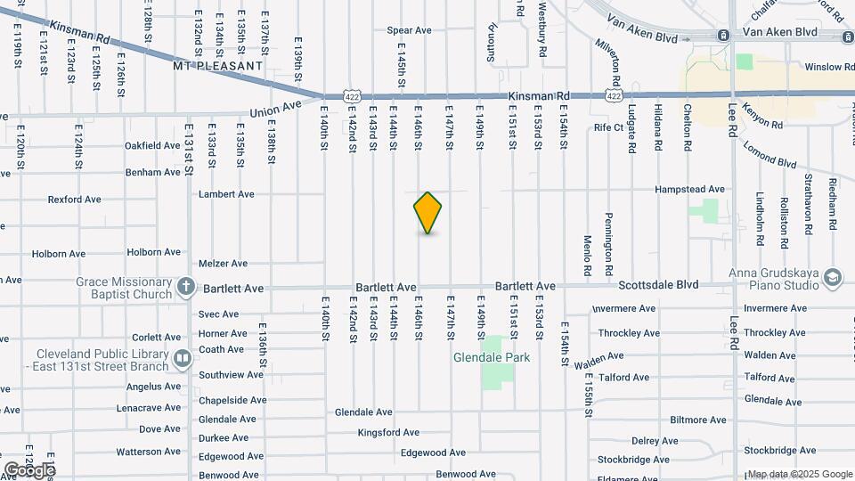 3685 E 146th St, Unit Downstairs Map and Location Details