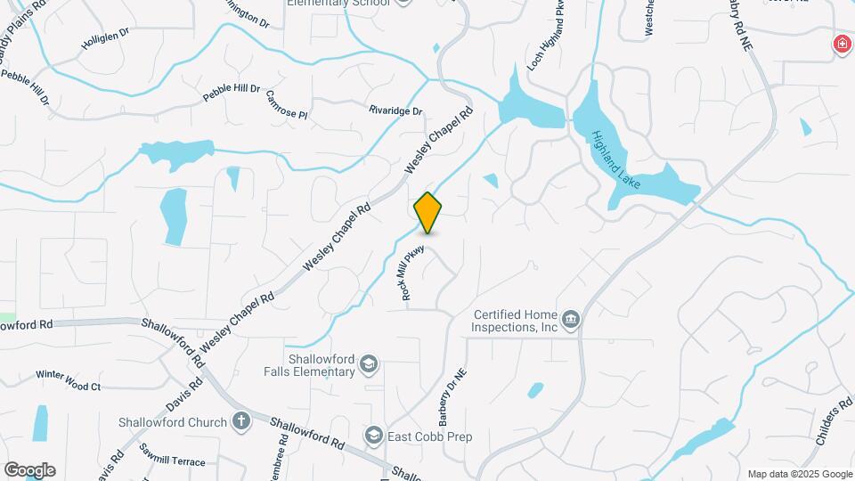 3975 Rock Mill Pkwy Map and Location Details