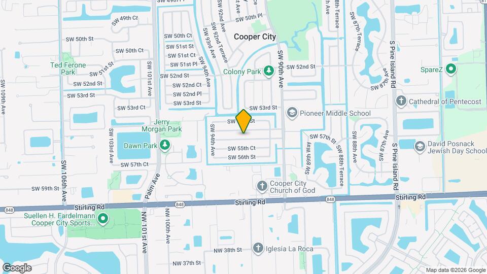 9181 SW 55th St Map and Location Details