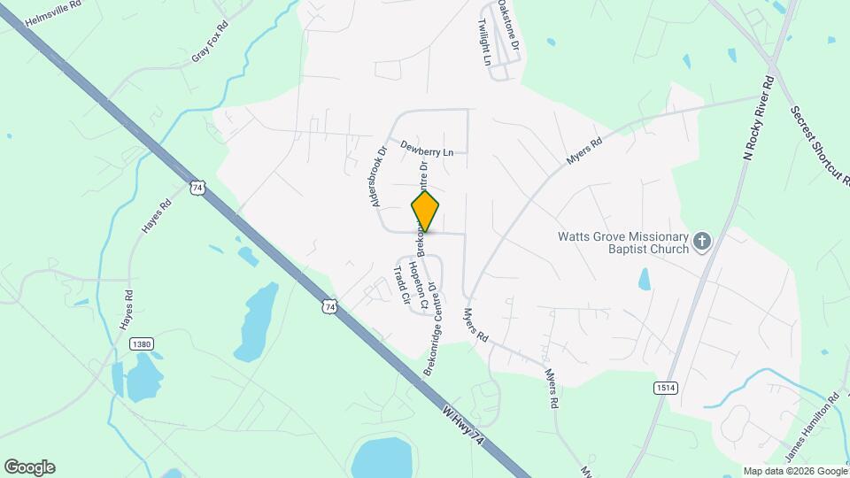 4621 Aldersbrook Dr Mapa y Detalles de la Ubicación