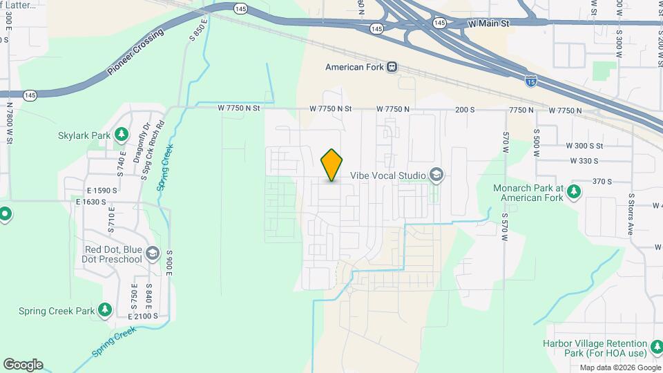 1023 W 360 S Map and Location Details