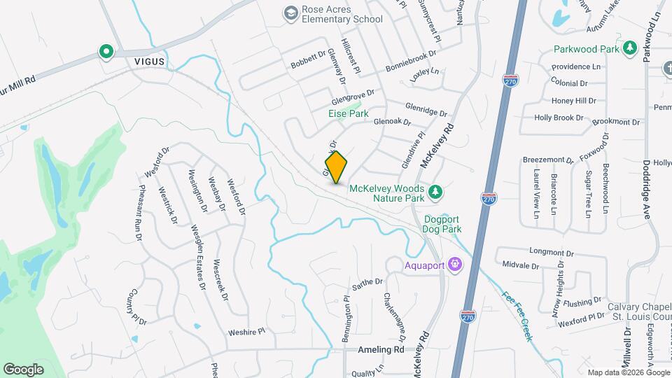 12010 Glenpark Dr Map and Location Details