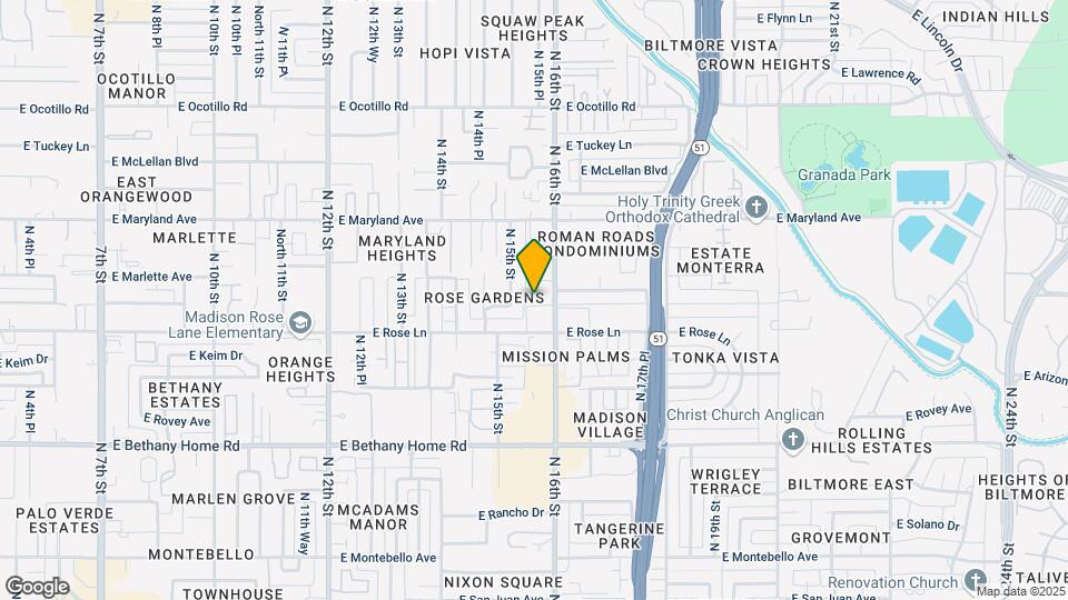 6240 N 16th St-Unit -33 Map and Location Details