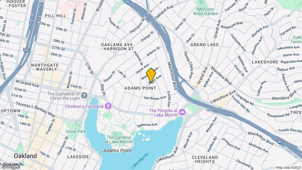 352 Palm Ave Mapa y Detalles de la Ubicación