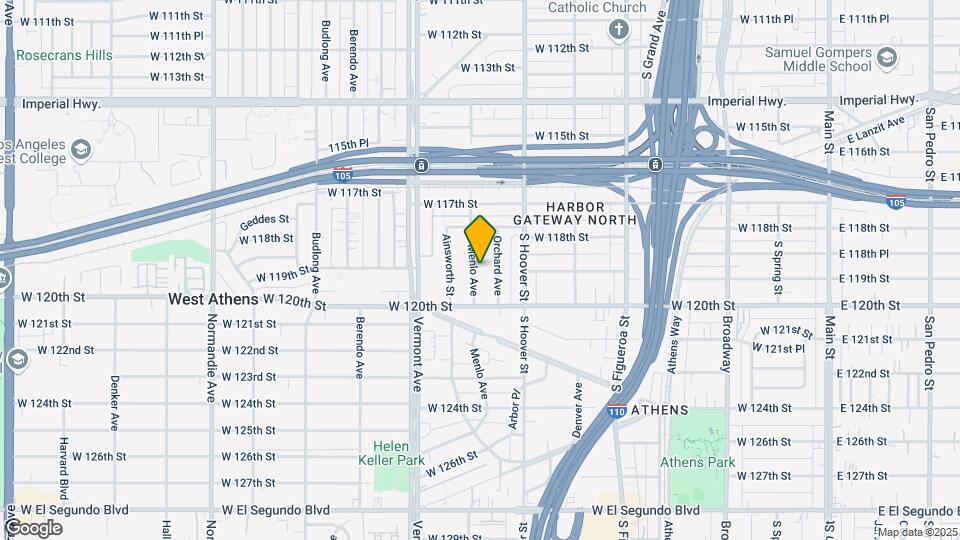 11852 Menlo Ave Mapa y Detalles de la Ubicación