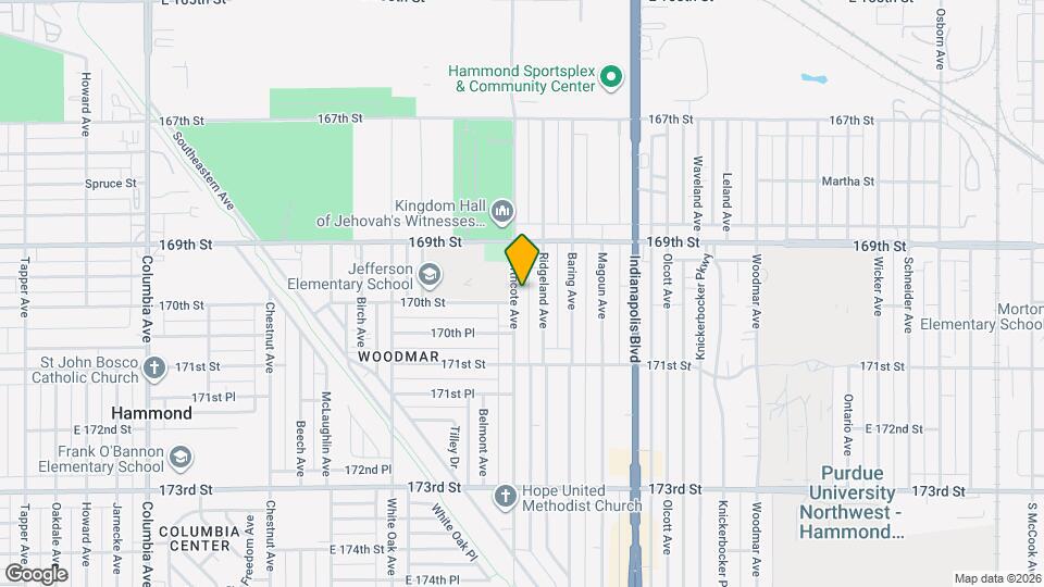 6945 Northcote Ave Map and Location Details