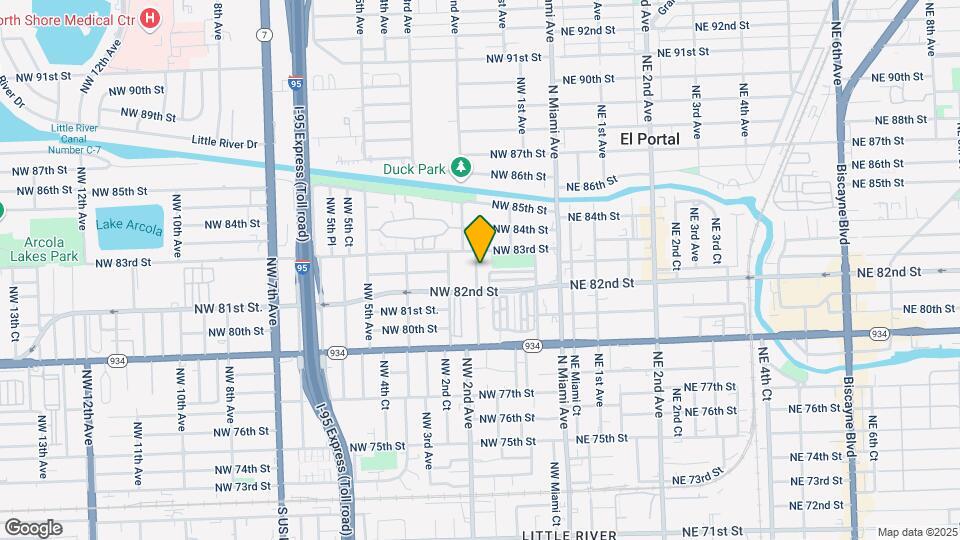 8265 NW 1st Pl Map and Location Details