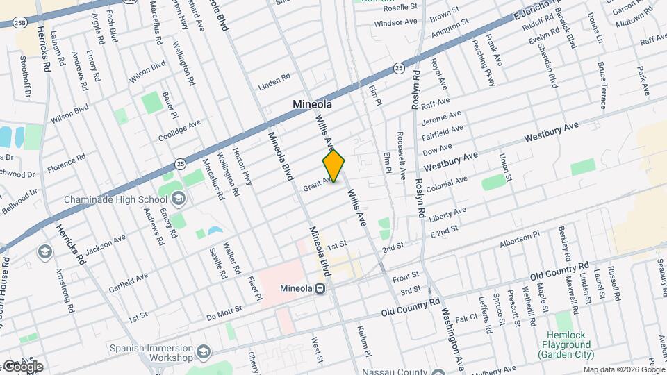 160 Garfield Ave Map and Location Details