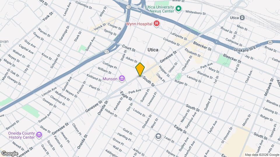 285 Genesee St Map and Location Details