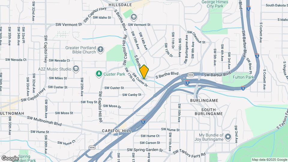 1415 SW Custer Dr Map and Location Details