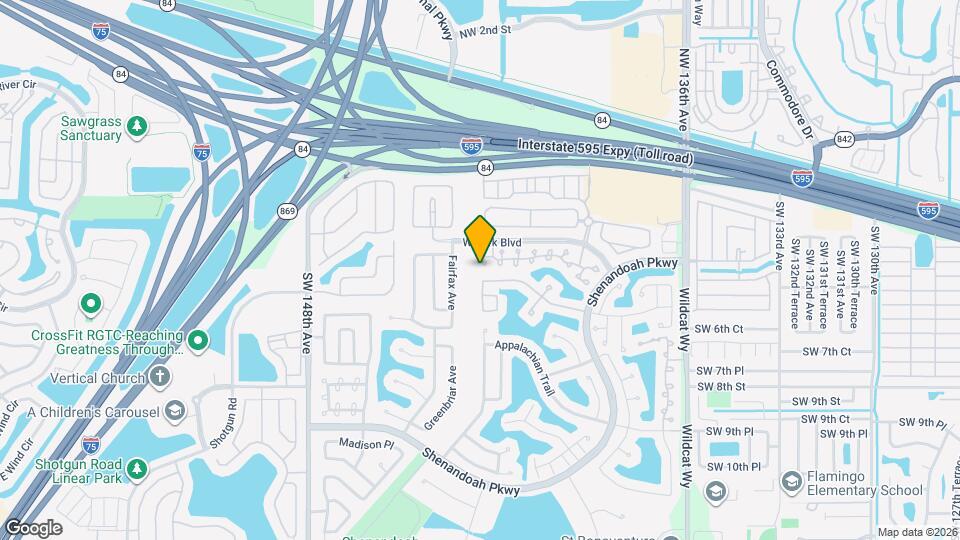 535 Radford Terrace Map and Location Details