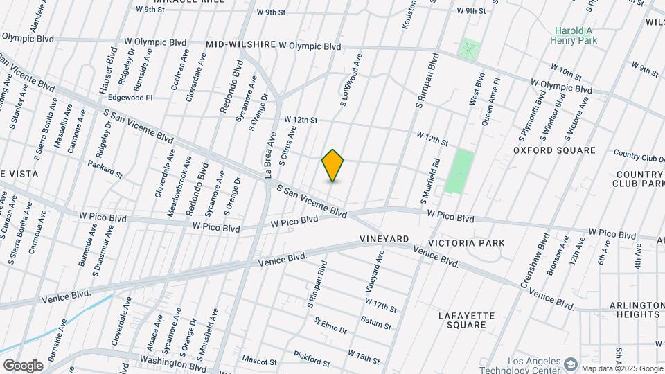 1352 S Tremaine Ave Mapa y Detalles de la Ubicación