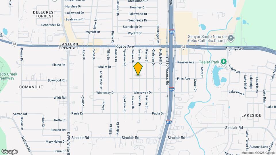 2623 Irwin Dr Map and Location Details