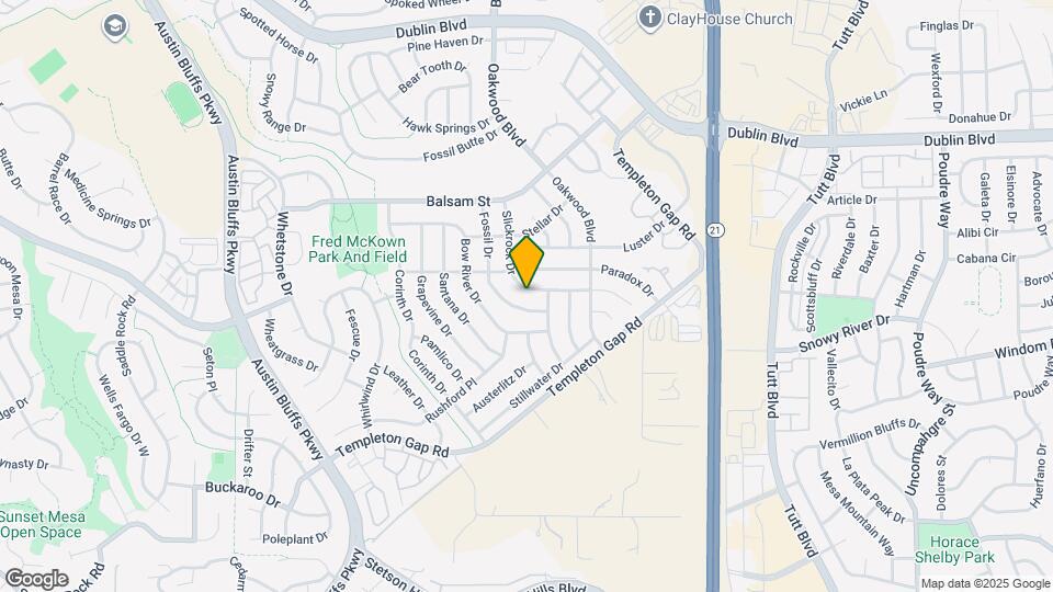 5145 Slickrock Dr Map and Location Details