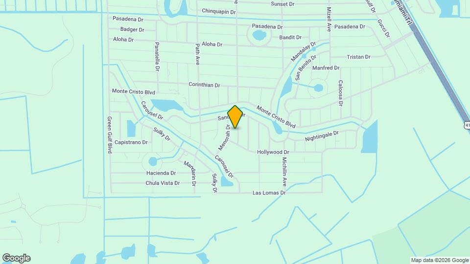 13325 Menderes Dr Mapa y Detalles de la Ubicación